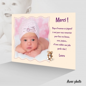 Les plus jolies cartes de remerciement pour un cadeau de naissance - Les  LouvesLes Louves